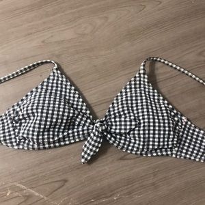 GINGHAM BIKINI TOP!!